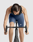 Assos Dyora R bib shorts on rider