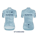 Islington CC women's jersey, Standard colourway, front and back