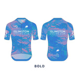 Islington CC jersey, Bold colourway, front and back