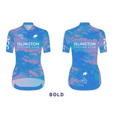 Islington CC women's jersey, Bold colourway, front and back
